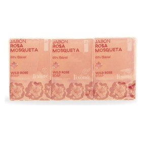 Soap Cake Rosa Mosqueta Lixoné (3 x 125 g) by Lixoné, Shower Gels - Ref: S0576171, Price: 4,49 €, Discount: %