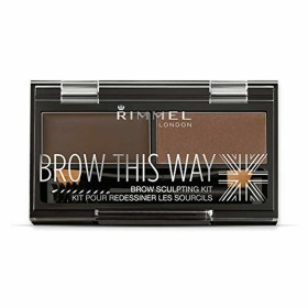 Maquilhagem para Sobrancelhas Rimmel London Brow This Way 003-Dark Brown de Rimmel London, Cores para sobrancelhas - Ref: S05...