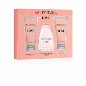 Set mit Damenparfüm Aire Sevilla Love (3 pcs) von Aire Sevilla, Sets - Ref: S0594058, Preis: €17.56, Rabatt: %