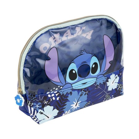 Neceser de Viaje Stitch Azul Poliuretano de Stitch, Neceseres de viaje - Ref: S0734651, Precio: 9,06 €, Descuento: %