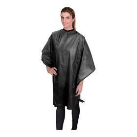 Cape de Coiffure Eurostil Noire (130 x 112 cm) de Eurostil, Capes de coupe - Réf : S4255062, Prix : 9,64 €, Remise : %