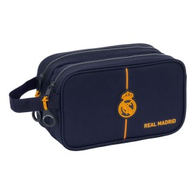 Necessaire da Viaggio Real Madrid C.F. 2nd Kit 24/25 Blu Marino Sportivo 26 x 15 x 12.5 cm di Real Madrid C.F., Beauty Case d...