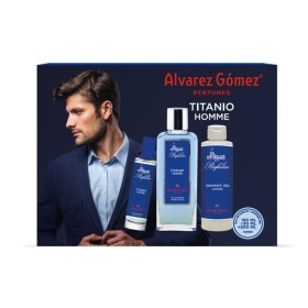 Cofanetto Profumo Uomo Alvarez Gomez Titanio Homme 3 Pezzi di Alvarez Gomez, Set - Rif: S4516172, Prezzo: 12,04 €, Sconto: %