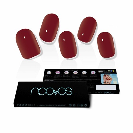 Falsche Nägel Nooves Midnight rain Gel Selbstklebend Rot von Nooves, Kunstnägel und Zubehör - Ref: S05116351, Preis: 12,77 €,...