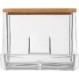 Dispensador 5five Simply Smart Selena Transparente (Dispensador) de 5five Simply Smart, Bolas, discos de algodão e cotonetes ...