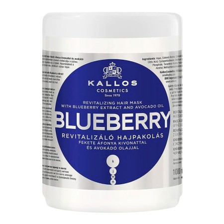 Máscara Revitalizante Kallos Cosmetics Blueberry 1 L de Kallos Cosmetics, Máscaras - Ref: S8303344, Preço: 5,80 €, Desconto: %