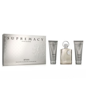 Conjunto de Perfume Homem Afnan Supremacy Silver EDP 3 Peças de Afnan, Conjuntos - Ref: S8312905, Preço: 41,83 €, Desconto: %