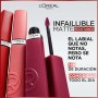 Rouge à lèvres liquide L'Oreal Make Up Infaillible Matte Resistance A Lister Nº 430 (1 Unités) de L'Oreal Make Up, Rouges à l...