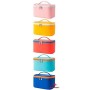 Nécessaire de Viagem Roymart Colors Love Multicolor 24 x 14 x 12 cm Com pega de Roymart, Estojo de viagem - Ref: S8423772, Pr...