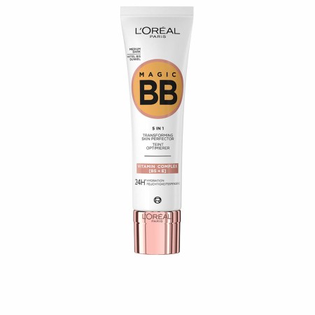 Base de Maquillage Crémeuse L'Oreal Make Up Magic Bb Medium Dark Spf 10 30 ml de L'Oreal Make Up, Fonds de teint - Réf : S051...