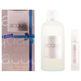 Set de Parfum Femme Acqua Uno Luxana (2 pcs) de Luxana, Sets - Réf : S0508676, Prix : 34,04 €, Remise : %