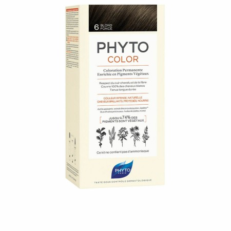 Coloração Permanente PHYTO PhytoColor 6-rubio oscuro Sem amoníaco de Phyto Paris, Coloração permanente - Ref: S05100396, Preç...