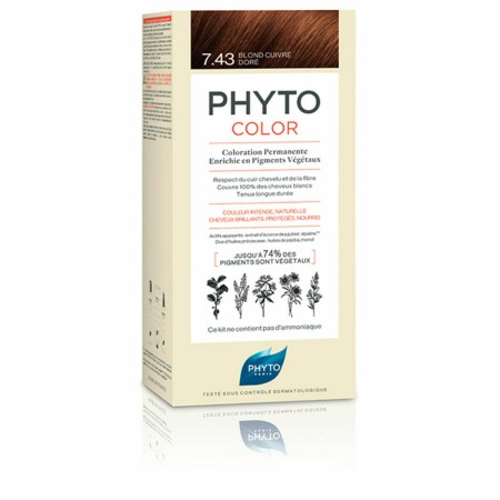 Permanent Colour Phyto Paris Phytocolor 7.43-rubio dorado cobrizo Ammonia-free by Phyto Paris, Permanent Colour - Ref: S05100...