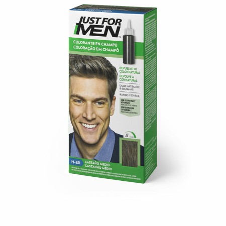 Corante em Champô Just For Men Colorante Castanho Médio 30 ml de Just For Men, Coloração semipermanente - Ref: S05101767, Pre...