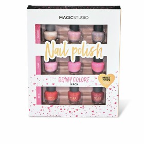 Conjunto de Maquilhagem Magic Studio Beauty Colors Nail Polish verniz de unhas 9 Peças de Magic Studio, Jogos de maquilhagem ...