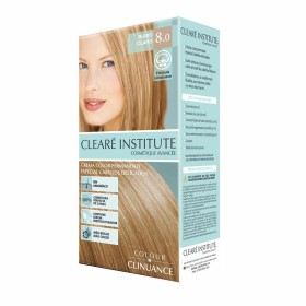 Tintura Permanente in Crema Clearé Institute Colour Clinuance Nº 8.0-rubio claro di Clearé Institute, Colore permanente - Rif...