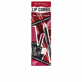 Conjunto de Maquilhagem Rimmel London Lip Combo 3 Peças Trendy Pink de Rimmel London, Batom - Ref: S05117970, Preço: 13,56 €,...