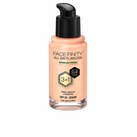 Base de Maquillage Crémeuse Max Factor Face Finity All Day Flawless 3-en-1 Spf 20 Nº C40 Light ivory 30 ml de Max Factor, Fon...