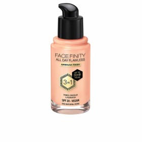 Crème Make-up Base Max Factor Face Finity All Day Flawless 3-in-1 Spf 20 Nº C50 Natural rose 30 ml by Max Factor, Foundations...