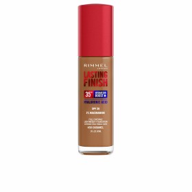 Base de Maquillage Crémeuse Rimmel London Lasting Finish Nº 450 Caramel Spf 20 30 ml de Rimmel London, Fonds de teint - Réf :...