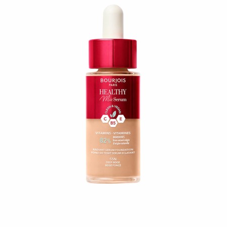 Liquid Make Up Base Bourjois Healthy Mix Serum Nº 55N Deep beige 30 ml by Bourjois, Foundations - Ref: S05119042, Price: 18,3...