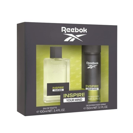 Men's Perfume Set Reebok EDT Inspire Your Mind 2 Pieces by Reebok, Sets - Ref: S05119147, Price: 13,54 €, Discount: %