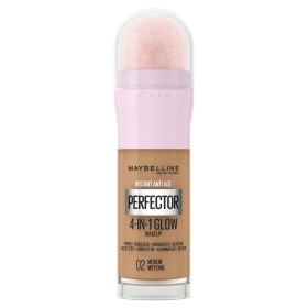 Base de maquillage liquide Maybelline Instant Age Perfector Glow Nº 02 Medium Moyenne 20 ml de Maybelline, Fonds de teint - R...