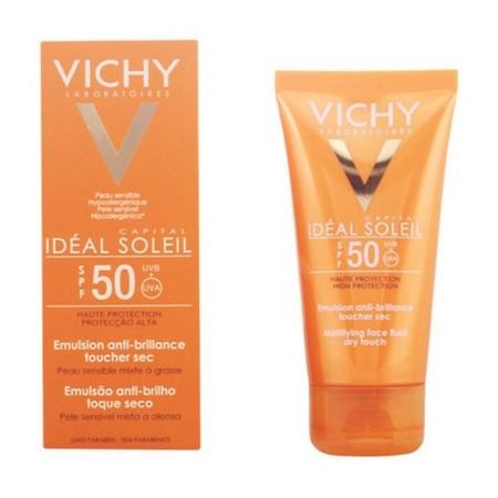 Protezione Solare Viso Ideal Soleil Vichy Spf 50 (50 ml) di Vichy, Filtri solari - Rif: S0553206, Prezzo: 19,42 €, Sconto: %