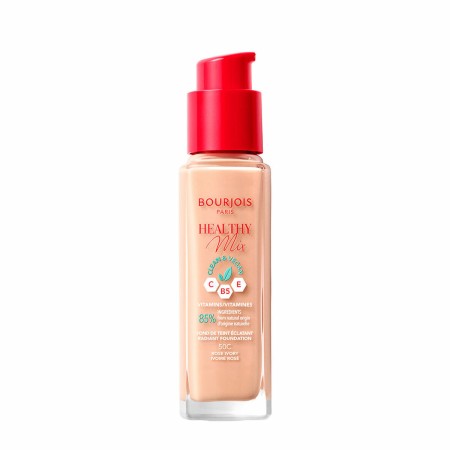 Liquid Make Up Base Bourjois Healthy Mix Nº 50C Rose ivory 30 ml by Bourjois, Foundations - Ref: S05119045, Price: 16,59 €, D...