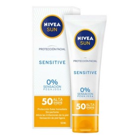 Facial Sun Cream Sensitive Nivea (50 ml) (Unisex) (50 ml) by Nivea, Sun filters - Ref: S0566805, Price: €11.86, Discount: %