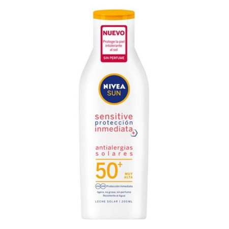 Protection Solaire Anti-Allergique Sensitive Nivea (200 ml) 50+ (200 ml) de Nivea, Filtres solaires - Réf : S0566808, Prix : ...