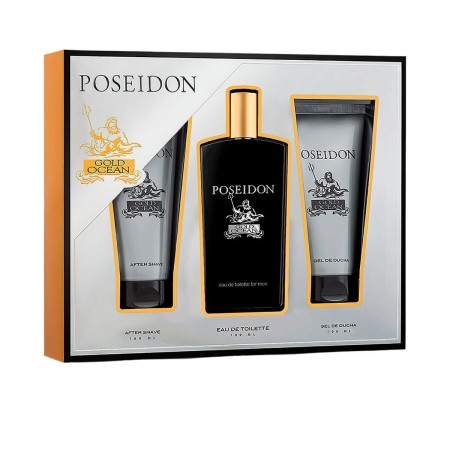 Men's Perfume Set Poseidon EDT Gold Ocean 3 Pieces by Poseidon, Sets - Ref: S05119282, Price: 18,22 €, Discount: %