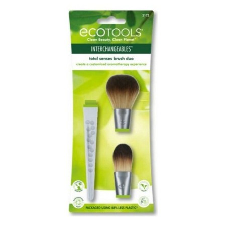 Pincel de Maquilhagem Total Sense Ecotools Total Senses Brush Duo 3 Peças de Ecotools, Rosto - Ref: S0581632, Preço: 9,28 €, ...