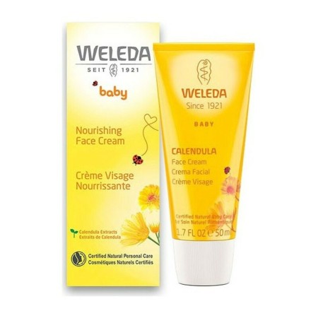 Crème visage Baby Calendula Weleda (50 ml) de Weleda, Hydratants - Réf : S0585454, Prix : 9,39 €, Remise : %