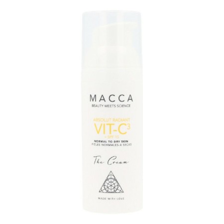 Aufhellende Creme Absolut Radiant VIT-C3 Macca Trockene Haut Spf 15 (50 ml) von Macca, Feuchtigkeitscremes - Ref: S0586016, P...