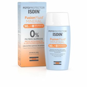 Facial Sun Cream Isdin Fotoprotector Fusion Fluid Mineral SPF 50+ 50 ml by Isdin, Sun filters - Ref: S0586779, Price: €28.64,...