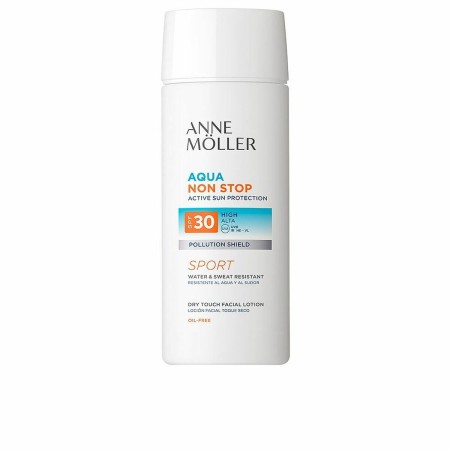 Protetor Solar Anne Möller Aqua Non Stop Sport SPF 30 (75 ml) de Anne Möller, Filtros solares - Ref: S0596967, Preço: 16,40 €...