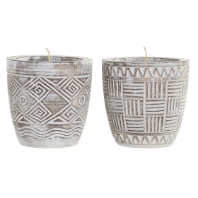 Vela DKD Home Decor Madera Cera (2 Unidades) de DKD Home Decor, Velas - Ref: S3038542, Precio: 27,30 €, Descuento: %