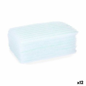 Body Sponge Soap Blue White 19,5 x 12 x 1,5 cm (12 Units) by Berilo, Sponges - Ref: S3622438, Price: 19,34 €, Discount: %