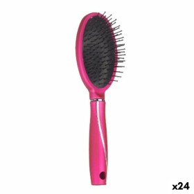 Brush Fuchsia Silicone Plastic (24 Units) by Berilo, Hairbrushes - Ref: S3628859, Price: €39.98, Discount: %