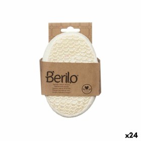 Éponge Corporelle Blanc Beige 11 x 15 x 5 cm (24 Unités) de Berilo, Éponges - Réf : S3629478, Prix : €37.49, Remise : %