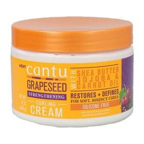 Hair Mask Cantu Grapeseed Curling Cream (340 g) by Cantu, Deep Conditioners & Treatments - Ref: S4256376, Price: €12.09, Disc...