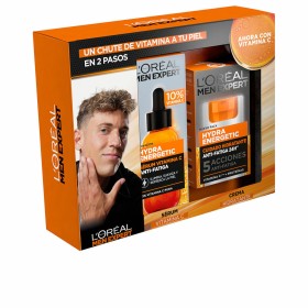 Set mit Herrenkosmetik L'Oreal Make Up Men Expert Hydra Energetic 2 Stücke von L'Oreal Make Up, Geschenksets - Ref: S05121527...