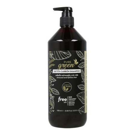 Shampooing Pure Green Detox Carbon (1000 ml) de Pure Green, Shampooings - Réf : S4257645, Prix : 29,33 €, Remise : %