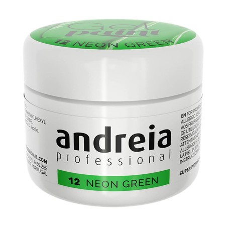 Smalto per unghie in gel Andreia Gel Paint 4 ml Verde Neon di Andreia, Smalti in gel - Rif: S4259449, Prezzo: 12,03 €, Sconto: %