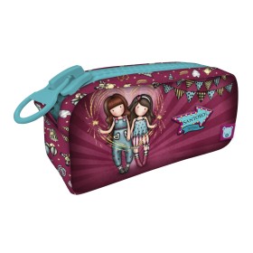 School Toilet Bag Gorjuss Fireworks Maroon (21.5 x 10.5 x 7 cm) by Gorjuss, Cosmetic Cases - Ref: S4306695, Price: €9.29, Dis...