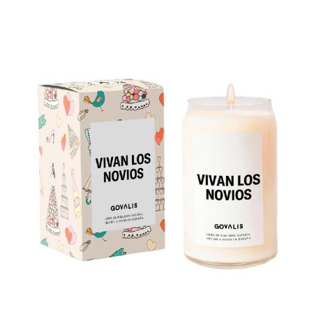 Vela Perfumada GOVALIS Vivan los Novios (500 g) de GOVALIS, Velas - Ref: S4517154, Precio: 28,06 €, Descuento: %