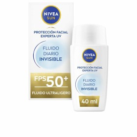 Latte Solare Fluido Nivea Sun SPF 50+ 40 ml Invisible di Nivea, Filtri solari - Rif: S05123943, Prezzo: 15,97 €, Sconto: %