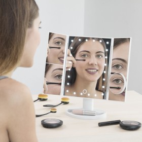 Magnifying Mirror with LED 4-in-1 Ledflect InnovaGoods by InnovaGoods, Compact Mirrors - Ref: V0100904, Price: 12,98 €, Disco...