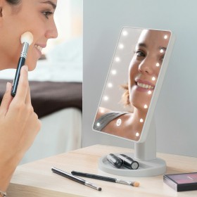 Tabletop Touch LED Mirror Perflex InnovaGoods by InnovaGoods, Compact Mirrors - Ref: V0100954, Price: 8,78 €, Discount: %